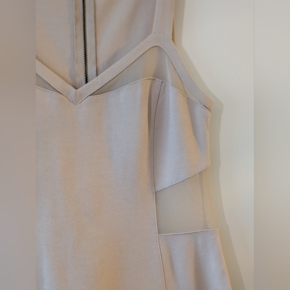 Express nude panel bodycon dress (Small) - Picture 6 of 7